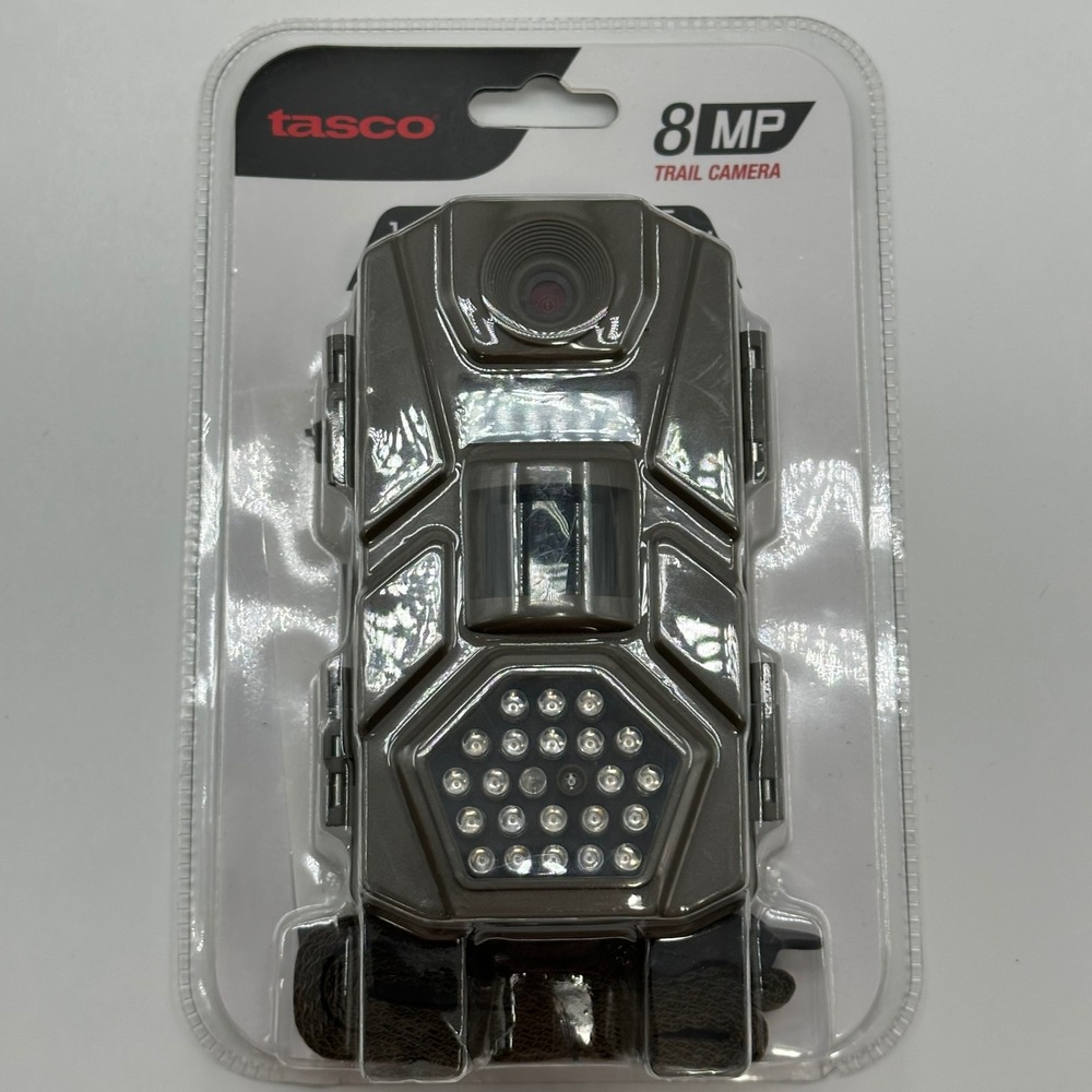 Tasco 8MP Trail Camera 720p Video 1s Trigger Speed Brown Model 119271CW NEW